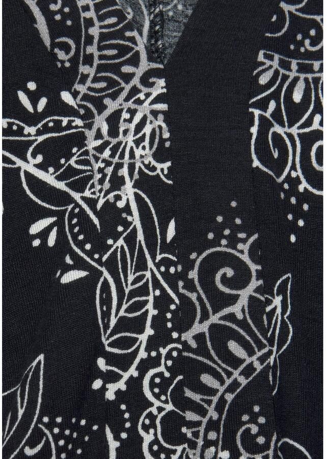 Vivance Shirt met 3 4-mouwen met all-over print en v-hals blouseshirt met lange mouwen - Foto 3