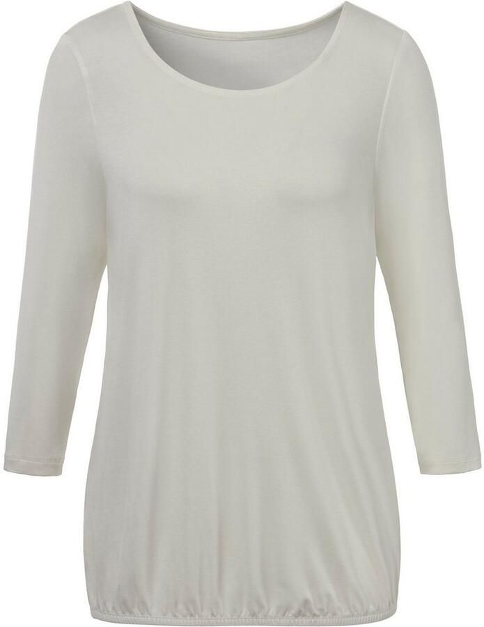 Vivance Shirt met 3 4-mouwen met elastische zoomrand (Set van 2)