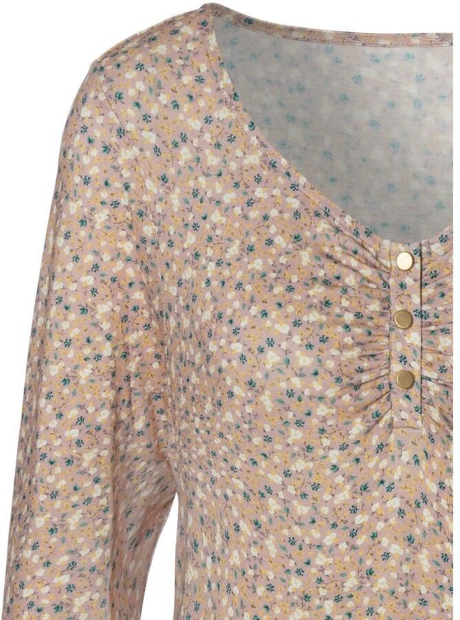 Vivance Shirt met 3 4-mouwen Met korte decoratieve knoopsluiting (Set van 2) - Foto 2