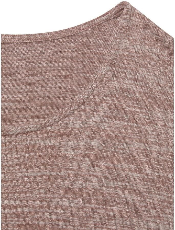 Vivance Shirt met 3 4-mouwen Met modieuze melange-structuur - Foto 2