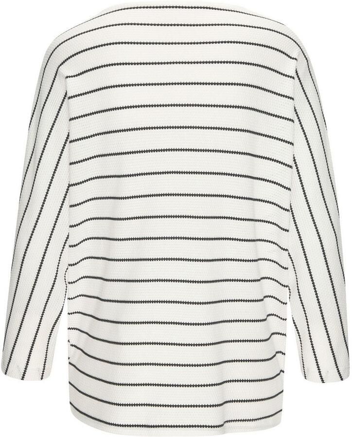 Vivance Shirt met 3 4 mouwen Met modieuze streepstructuur - Foto 3