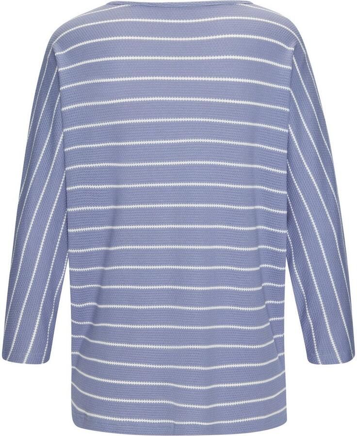 Vivance Shirt met 3 4 mouwen Met modieuze streepstructuur