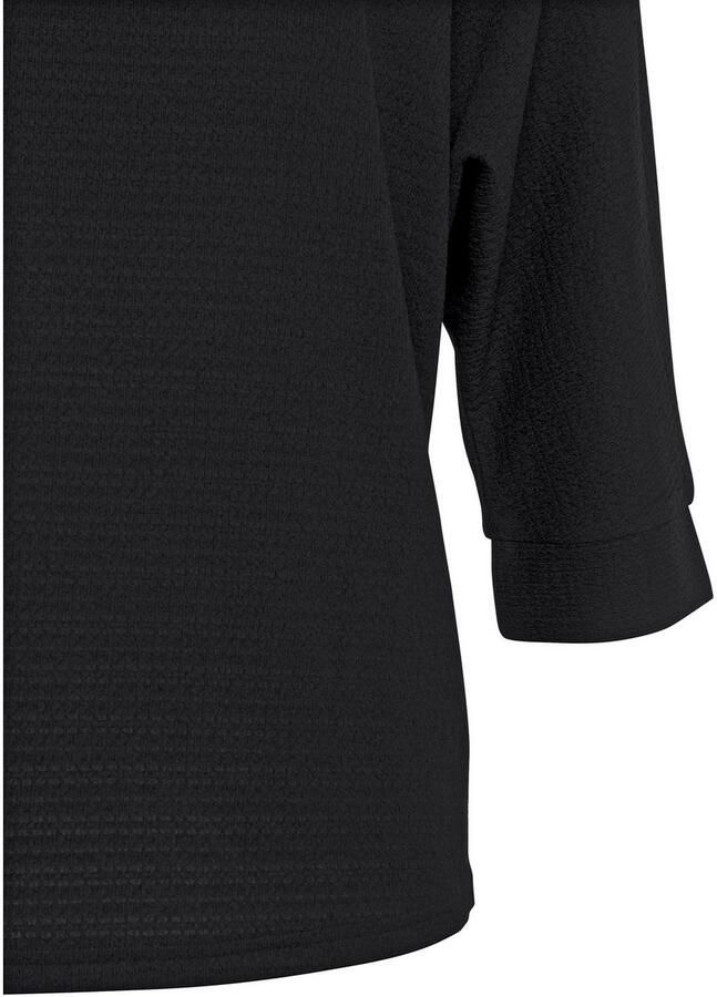 Vivance Shirt met 3 4-mouwen Van kreukvrije crêpe-kwaliteit gemaakt van strijkvrije crêpe stof - Foto 2