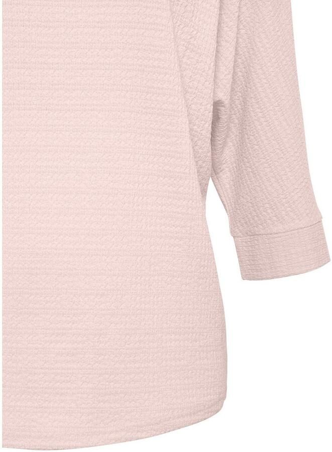 Vivance Shirt met 3 4-mouwen Van kreukvrije crêpe-kwaliteit gemaakt van strijkvrije crêpe stof - Foto 2