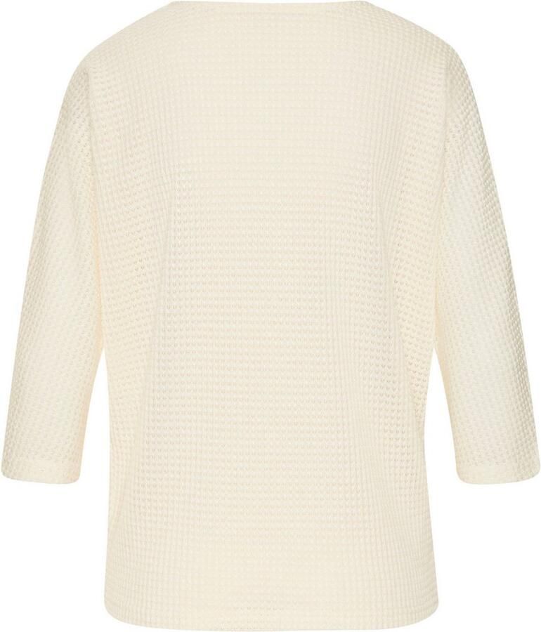 Vivance Shirt met 3 4 mouwen Van strijkvrije wafelstof van kreukvrije breikwaliteit - Foto 3