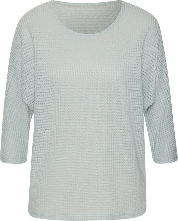 Vivance Shirt met 3 4 mouwen Van strijkvrije wafelstof van kreukvrije breikwaliteit - Foto 4
