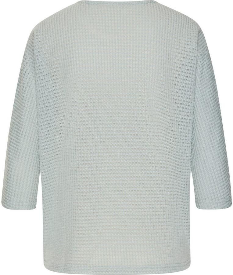 Vivance Shirt met 3 4 mouwen Van strijkvrije wafelstof van kreukvrije breikwaliteit