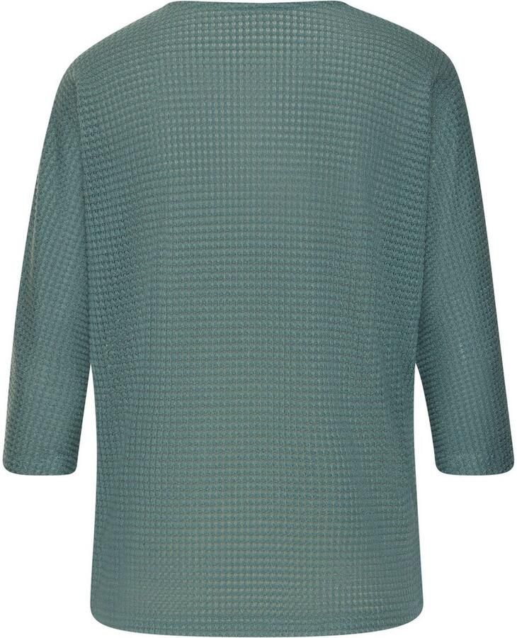 Vivance Shirt met 3 4 mouwen Van strijkvrije wafelstof van kreukvrije breikwaliteit - Foto 3