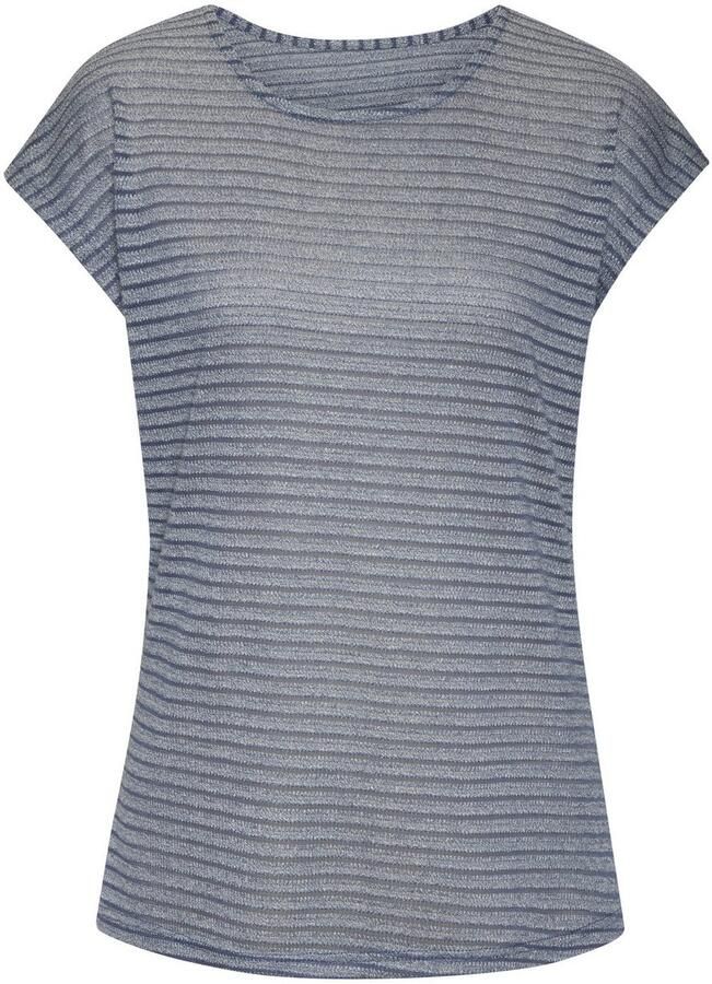 Vivance Shirt met korte mouwen In streep-look van onderhoudsvriendelijke viscosekwaliteit