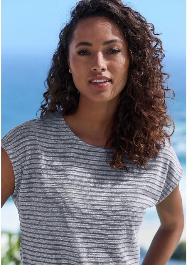 Vivance Shirt met korte mouwen In streep-look van onderhoudsvriendelijke viscosekwaliteit - Foto 5