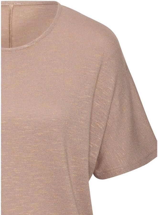 Vivance Shirt met korte mouwen Met brede tailleband van zacht viscose-fijntricot - Foto 2