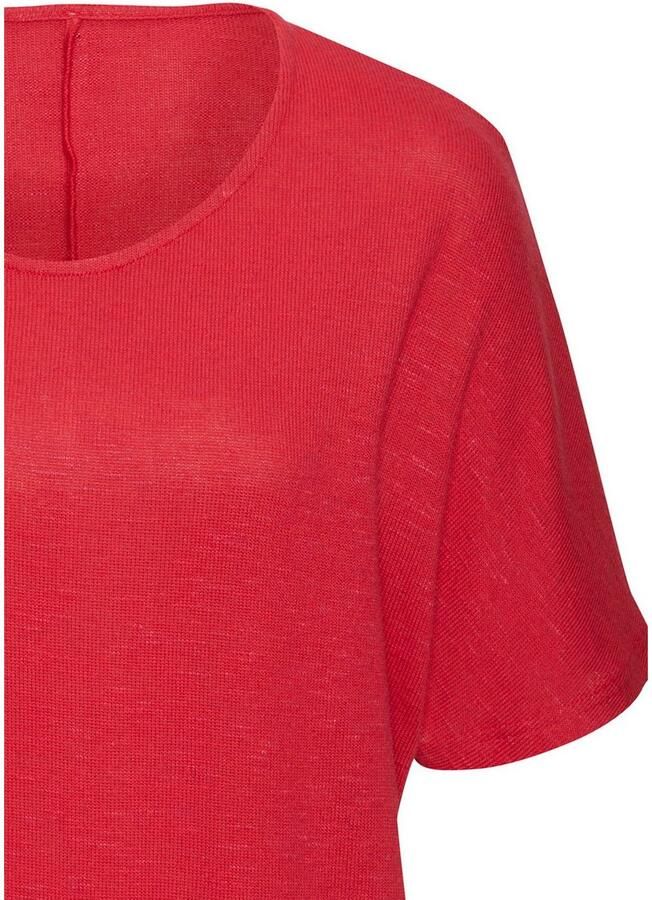 Vivance Shirt met korte mouwen Met brede tailleband van zacht viscose-fijntricot - Foto 2