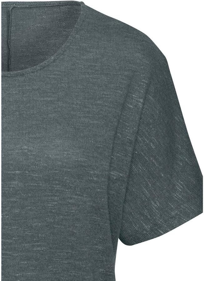 Vivance Shirt met korte mouwen Met brede tailleband van zacht viscose-fijntricot - Foto 2