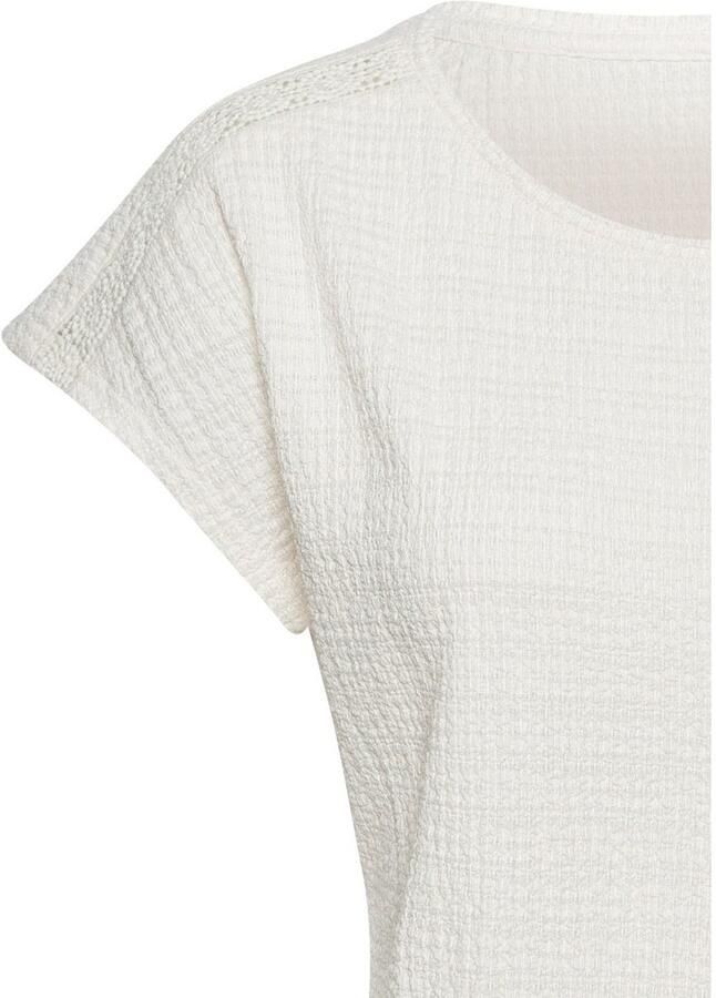 Vivance Shirt met korte mouwen Met decoratieve haak-inzet van kreukvrije crêpe-kwaliteit (2-delig Set van 2) - Foto 4