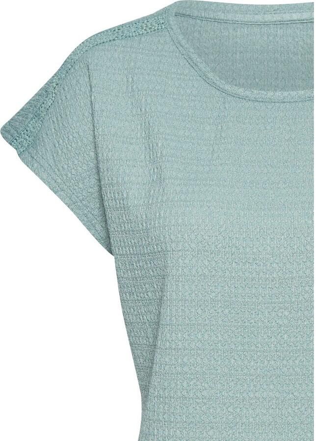 Vivance Shirt met korte mouwen Met decoratieve haak-inzet van kreukvrije crêpe-kwaliteit (1-delig) - Foto 2