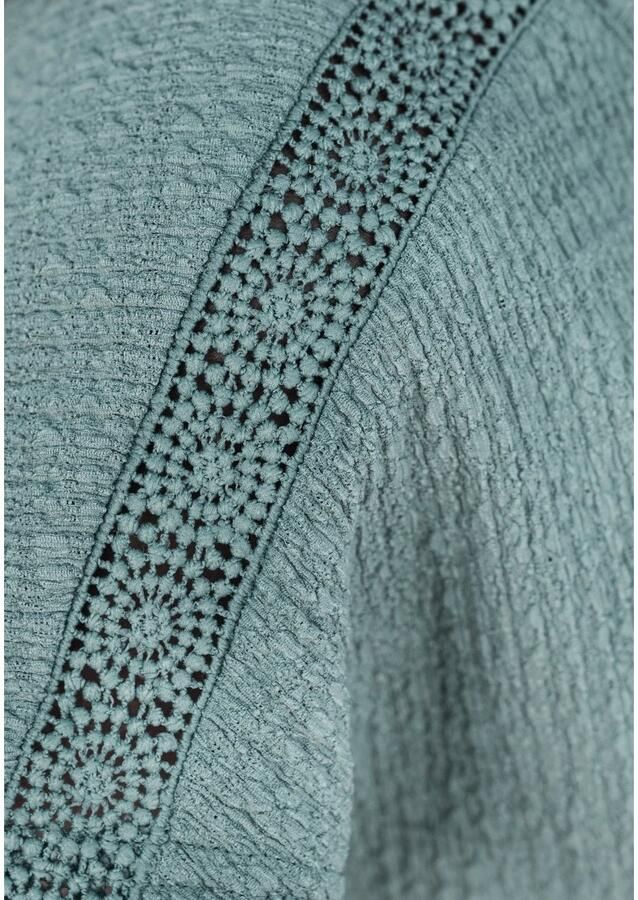 Vivance Shirt met korte mouwen Met decoratieve haak-inzet van kreukvrije crêpe-kwaliteit (1-delig) - Foto 3