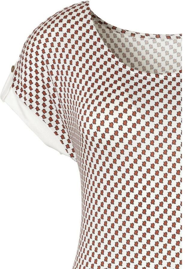 Vivance Shirt met korte mouwen Met decoratieve mouwzoom van zachte viscose-stretch (Set van 2) - Foto 4