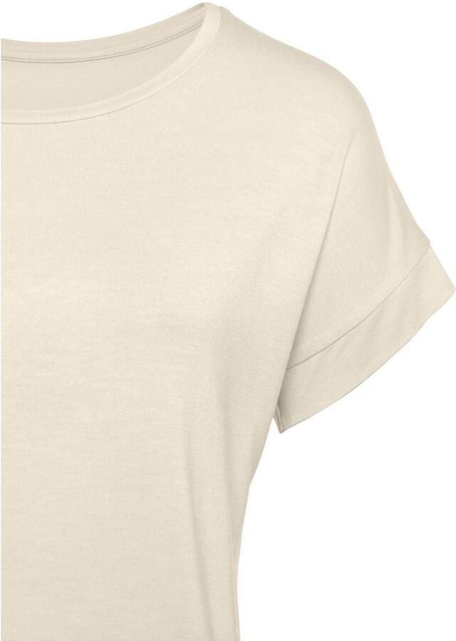 Vivance Shirt met korte mouwen Met elastiek in de band van zachte viscose-stretch - Foto 2