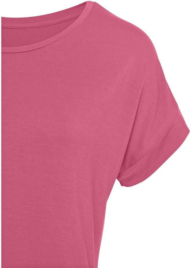 Vivance Shirt met korte mouwen Met elastiek in de band van zachte viscose-stretch - Foto 2