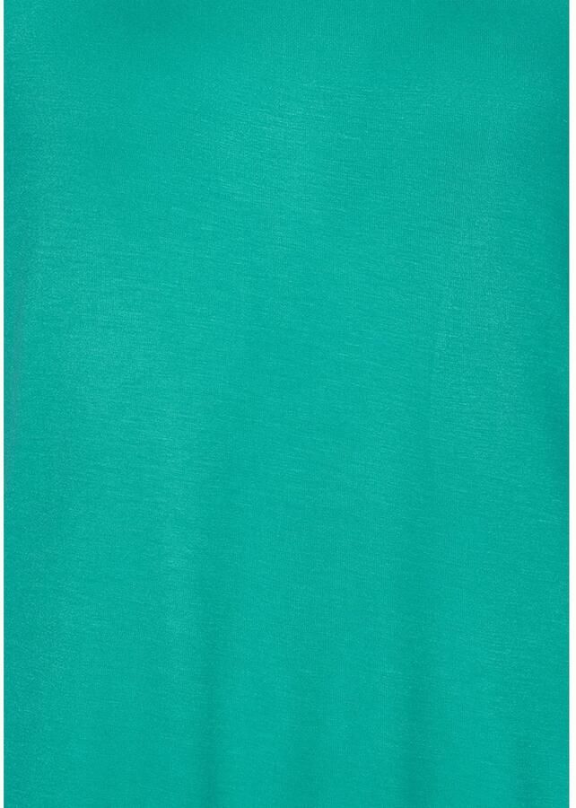 Vivance Shirt met korte mouwen Met elastiek in de band van zachte viscose-stretch - Foto 2