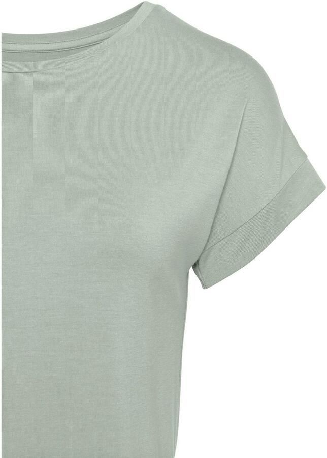 Vivance Shirt met korte mouwen Met elastiek in de band van zachte viscose-stretch - Foto 2