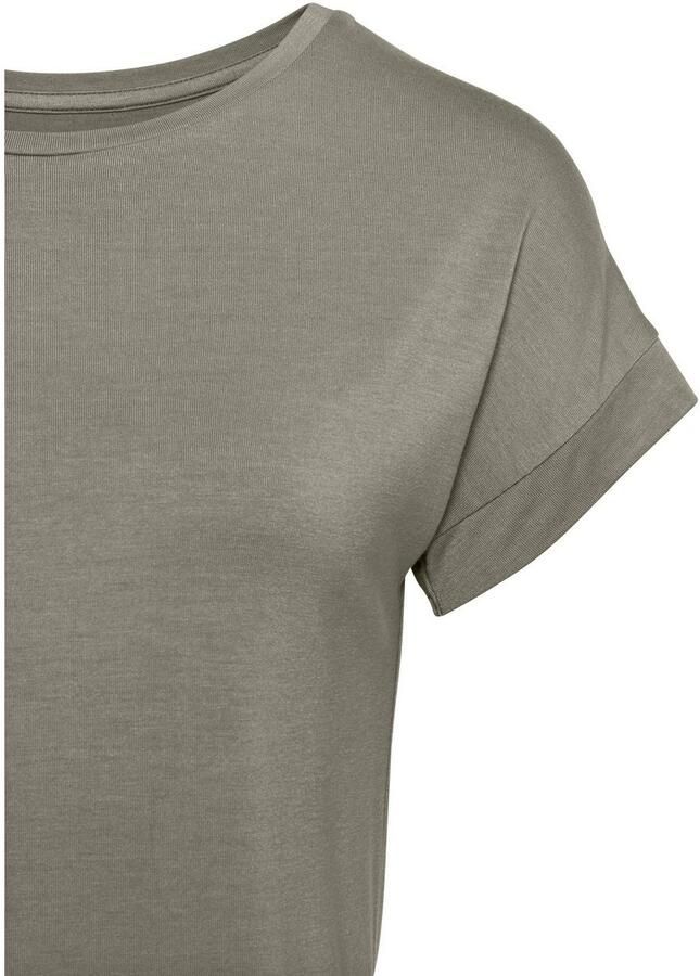 Vivance Shirt met korte mouwen Met elastiek in de band van zachte viscose-stretch (Set van 2) - Foto 2