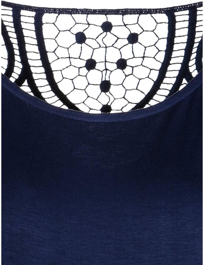 Vivance Shirt met korte mouwen Met haakwerk aan de achterkant - Foto 2