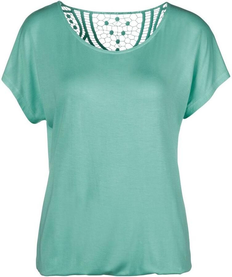 Vivance Shirt met korte mouwen Met haakwerk aan de achterkant