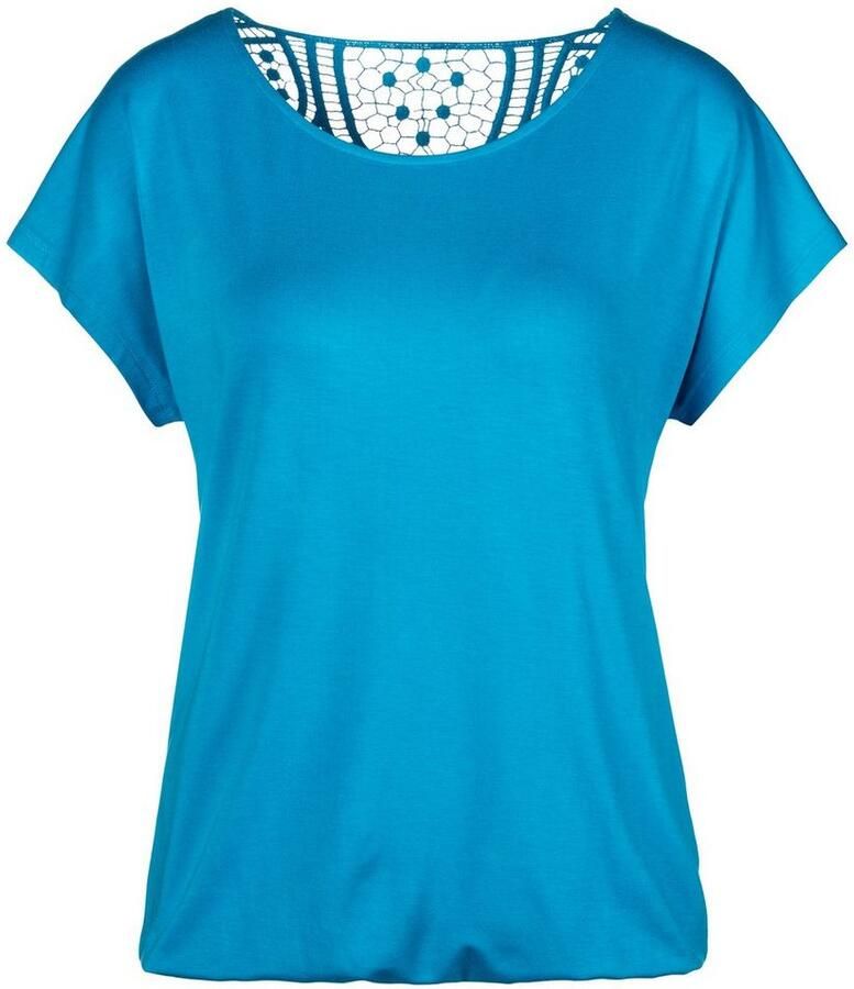 Vivance Shirt met korte mouwen Met haakwerk aan de achterkant (Set van 2)