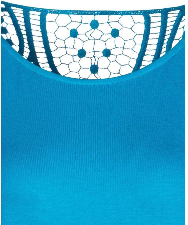 Vivance Shirt met korte mouwen Met haakwerk aan de achterkant (Set van 2) - Foto 2