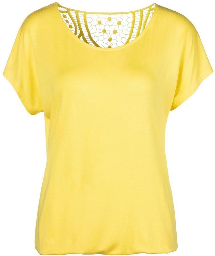 Vivance Shirt met korte mouwen Met haakwerk aan de achterkant