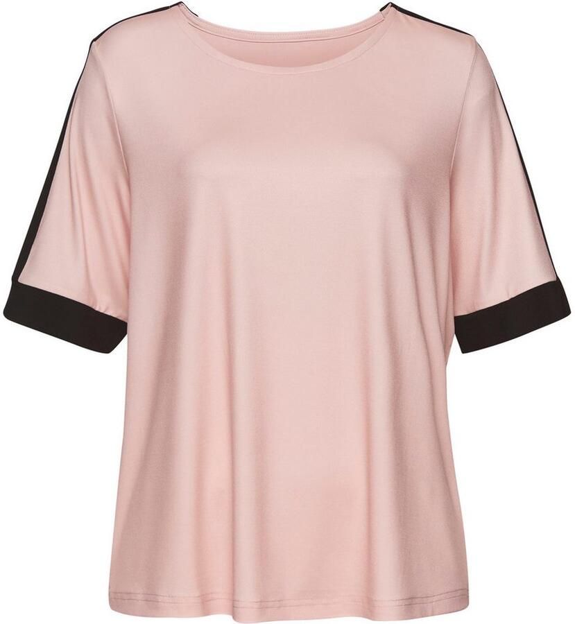 Vivance Shirt met korte mouwen met sportieve contraststrepen - Foto 7