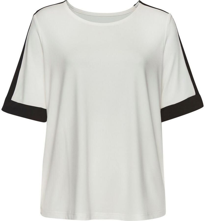 Vivance Shirt met korte mouwen met sportieve contraststrepen - Foto 8