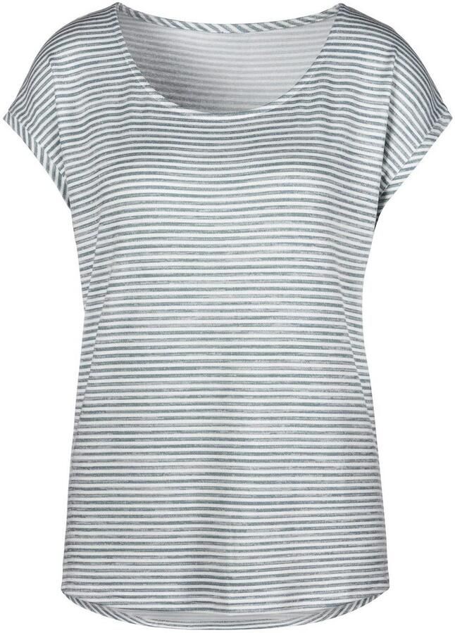 Vivance Shirt met korte mouwen Met streepdessin van zachte viscosekwaliteit