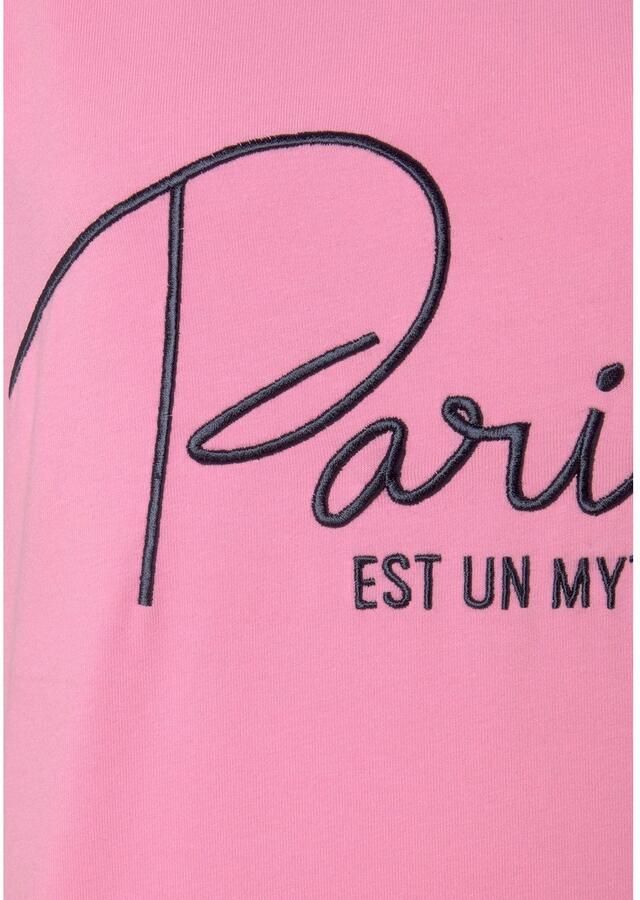 Vivance Shirt met korte mouwen -T-Shirt T-shirt met borduursel loungewear - Foto 2