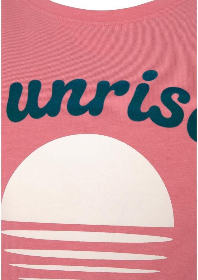 Vivance Shirt met korte mouwen -T-Shirt T-shirt met mooie frontprint loungewear - Foto 5