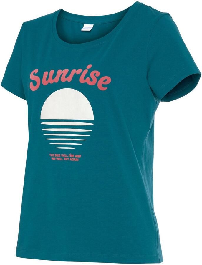 Vivance Shirt met korte mouwen -T-Shirt T-shirt met mooie frontprint loungewear - Foto 2