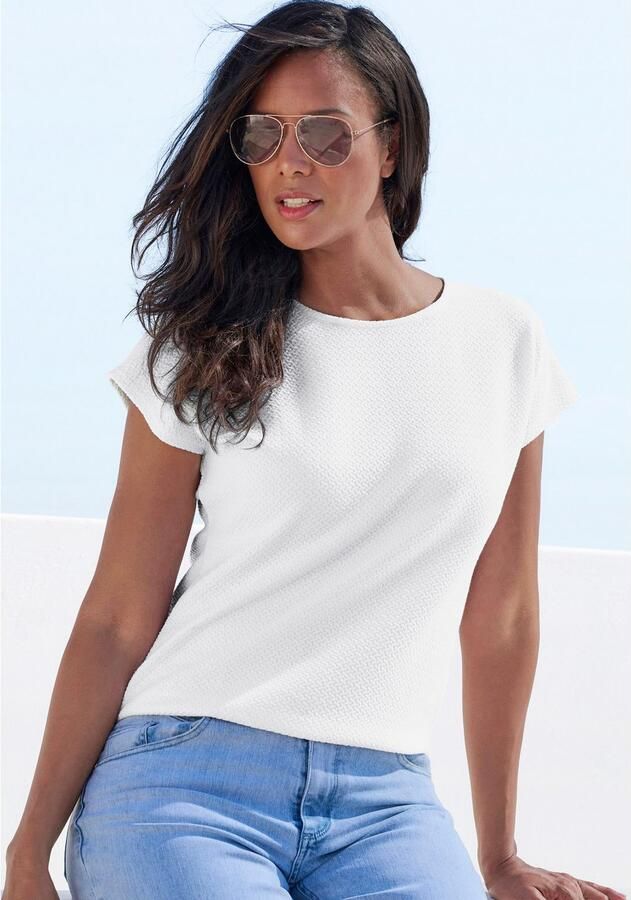 Vivance Shirt met korte mouwen Uit kreukvrije structuurkwaliteit in 2-pack (set) - Foto 5