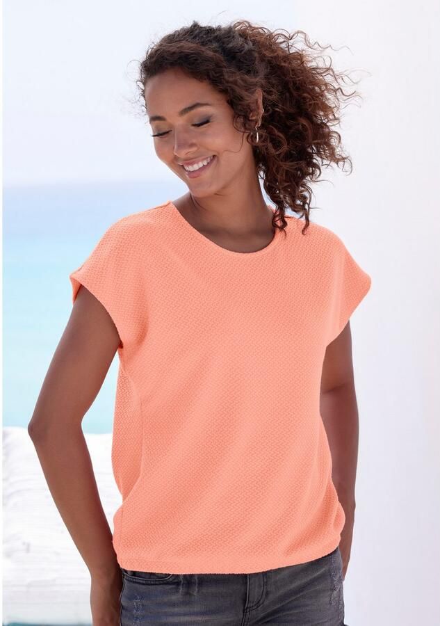 Vivance Shirt met korte mouwen Uit kreukvrije structuurkwaliteit in 2-pack (set) - Foto 6