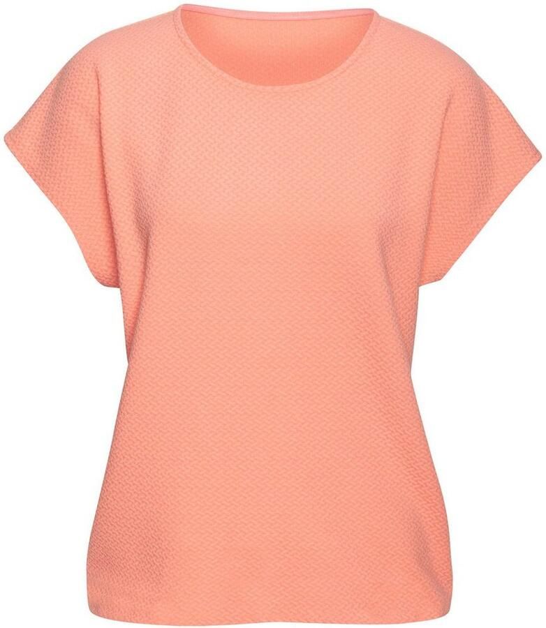 Vivance Shirt met korte mouwen Van kreukvrije structuurkwaliteit