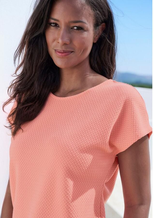 Vivance Shirt met korte mouwen Van kreukvrije structuurkwaliteit - Foto 4