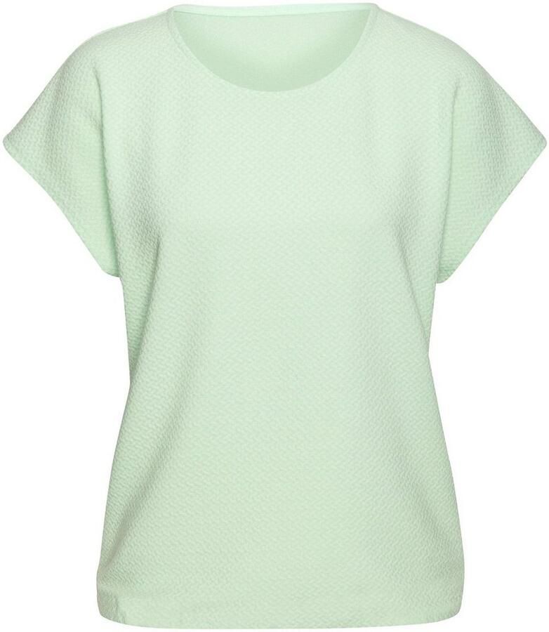 Vivance Shirt met korte mouwen Van kreukvrije structuurkwaliteit