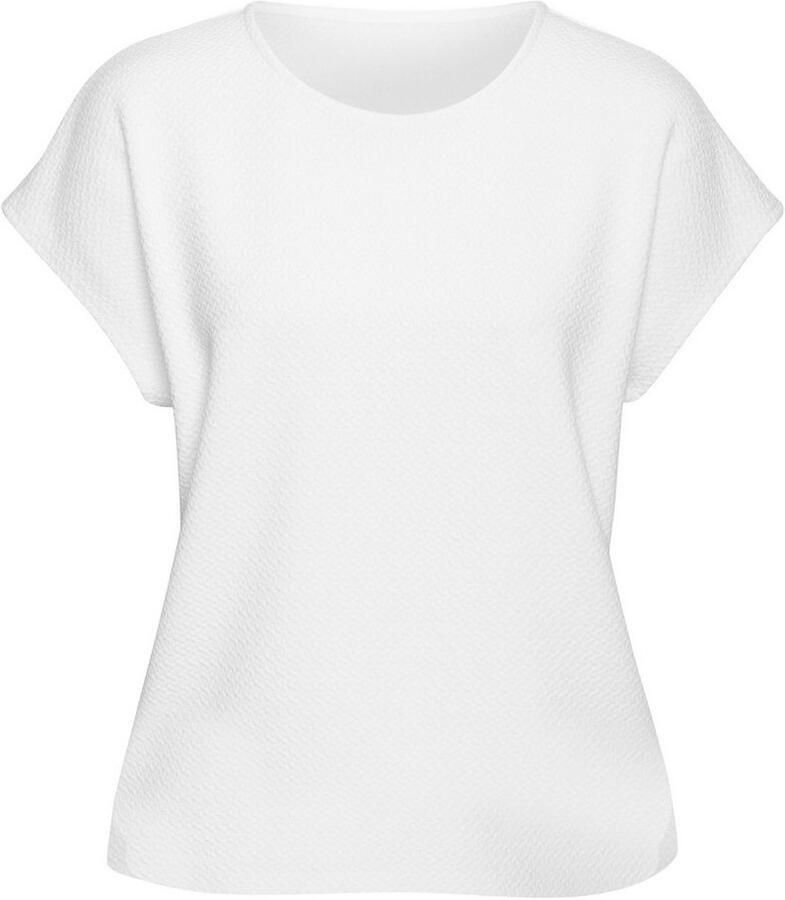 Vivance Shirt met korte mouwen Uit kreukvrije structuurkwaliteit in 2-pack (set)