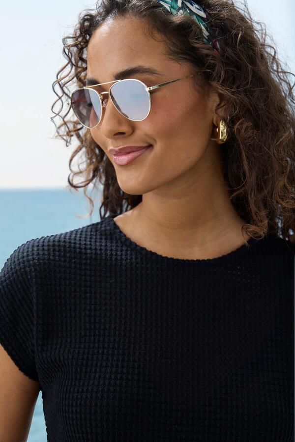 Vivance Shirt met korte mouwen Van strijkvrije wafelstof van kreukvrije breikwaliteit - Foto 5