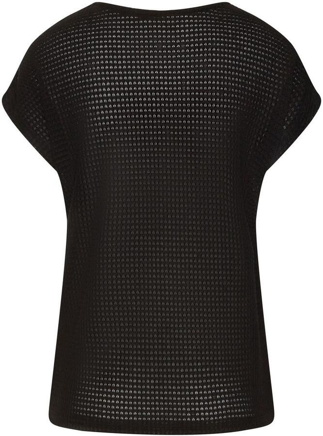 Vivance Shirt met korte mouwen Van strijkvrije wafelstof van kreukvrije breikwaliteit