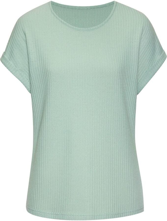 Vivance Shirt met korte mouwen Van zachte piquékwaliteit