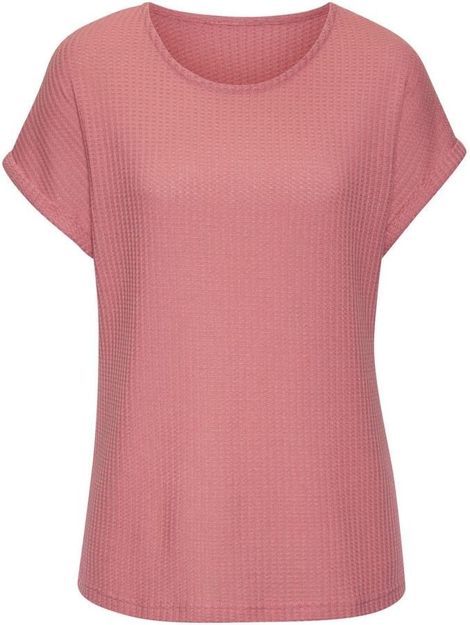 Vivance Shirt met korte mouwen Van zachte piquékwaliteit