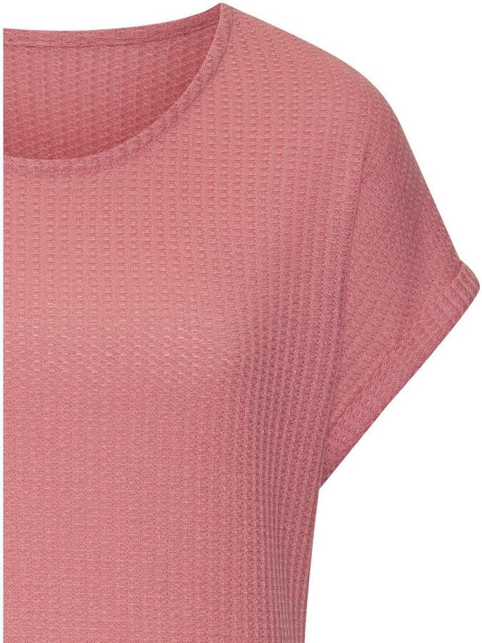 Vivance Shirt met korte mouwen Van zachte piquékwaliteit (Set van 2)