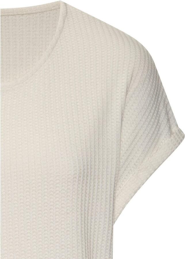 Vivance Shirt met korte mouwen Van zachte piquékwaliteit (Set van 2)