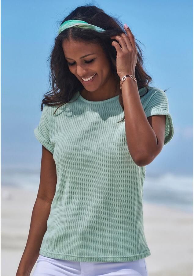 Vivance Shirt met korte mouwen Van zachte piquékwaliteit (Set van 2) - Foto 4